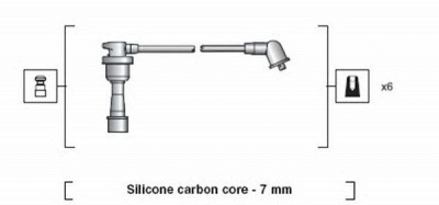 MAGNETI MARELLI 941318111088 -  Комплект проводов зажигания